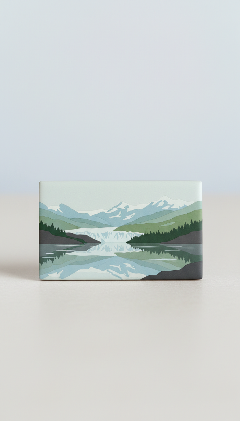 Glacier Bay Reflection Magnet