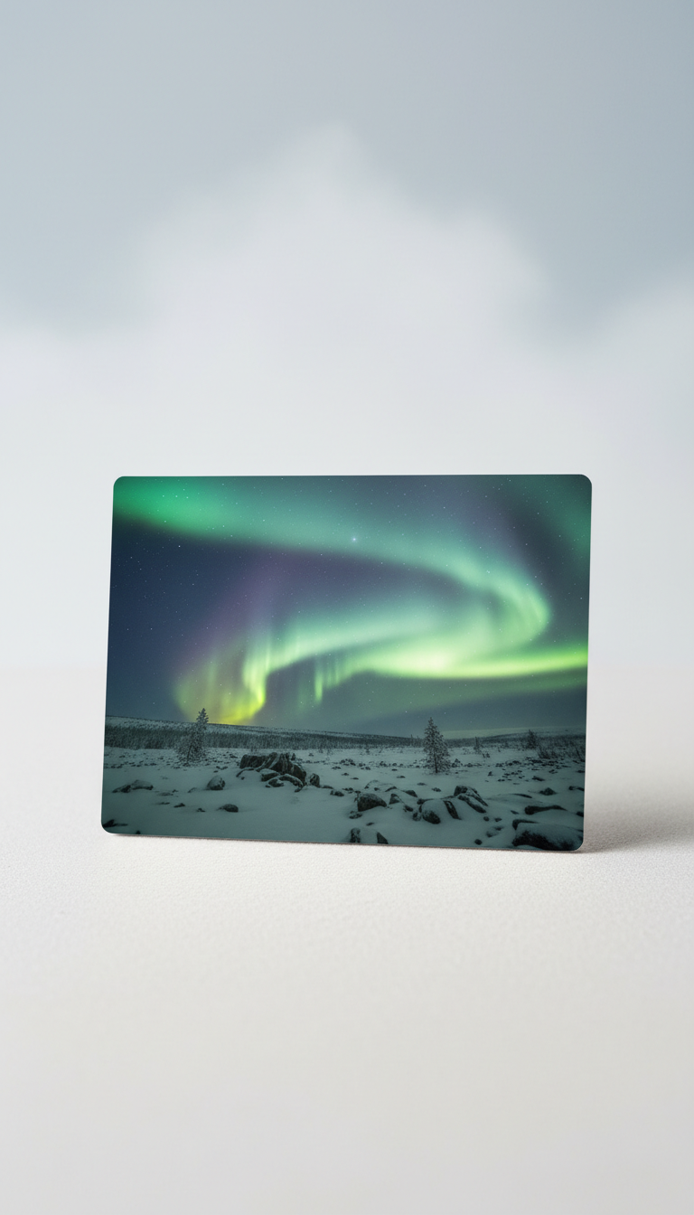 Northern Lights Tundra Magnet
